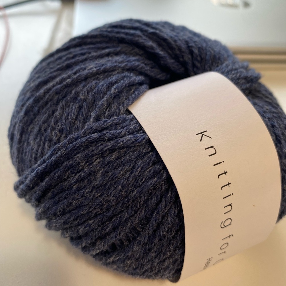 Knitting for olive Heavy Merino - colour is Blue Whale - 7 skeins  - total 350g
